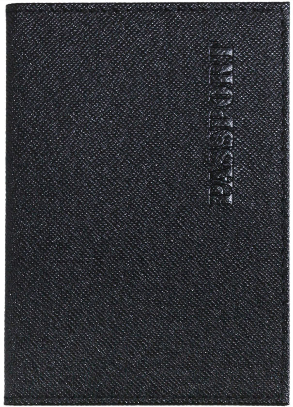 Обложка для паспорта OfficeSpace «Бизнес» 95*135 мм, черная - фото 3 - id-p224854601