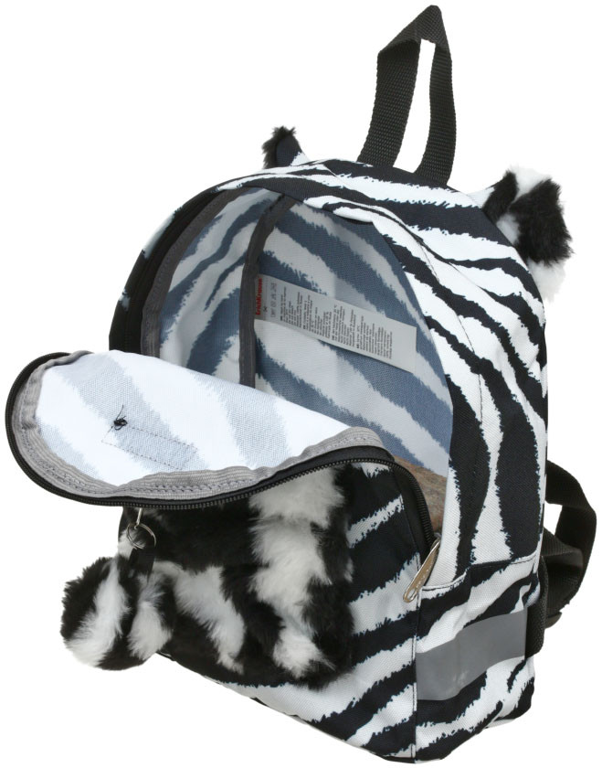 Рюкзак детский ErichKrause EasyLine Animals 6L 200*260*90 мм, Flyffy Zebra - фото 2 - id-p224854605