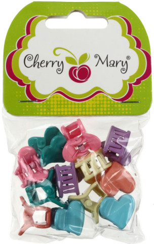 Набор заколок для волос Cherry Mary Z6104 №02, 12 шт., разноцветные - фото 1 - id-p224854668
