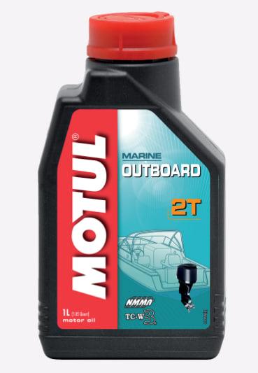 Моторное масло минеральное (2-х тактное) Motul Outboard 2T 1л
