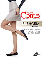 Колготки женские капроновые Conte Elegant Euphoria 20 Den размер 2, Nero