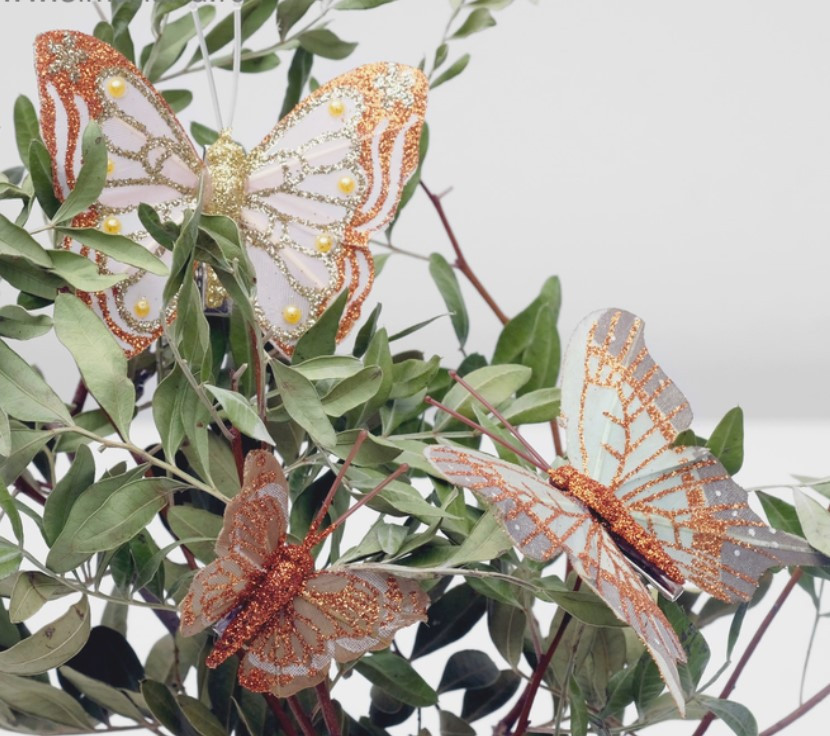 Бабочка для декора и флористики ассорти (цена за 1 шт.) - фото 1 - id-p224854790