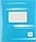 Тетрадь школьная А5, 24 л. на скобе «Полиграфкомбинат» 165*200 мм, клетка, голубая, фото 2