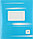 Тетрадь школьная А5, 24 л. на скобе «Полиграфкомбинат» 165*200 мм, клетка, голубая, фото 3