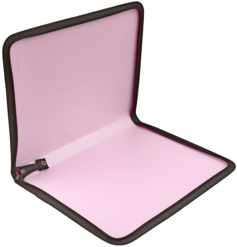 Папка для тетрадей А4 Silwerhof Neon 250*320*25 мм, розовая - фото 1 - id-p224854971