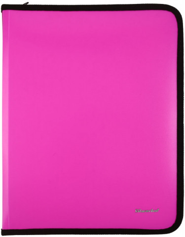 Папка для тетрадей А4 Silwerhof Neon 250*320*25 мм, розовая - фото 2 - id-p224854971