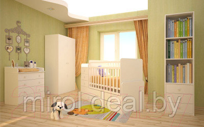Детская кровать-трансформер Фея 1100 - фото 3 - id-p224855399