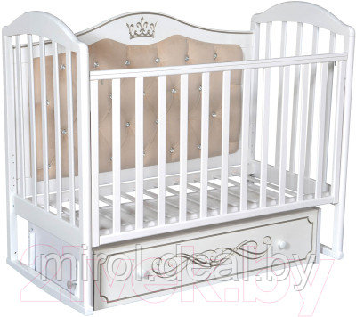 Детская кроватка Антел Anita-999 с мягкой вставкой - фото 1 - id-p224855817