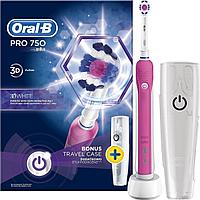 Электрическая зубная щетка Oral-B Pro 750 3DWhite D16.513.UX (розовый)