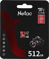 Носитель информации Netac P500 Extreme 512GB Pro MicroSDXC V30/A1/C10 up to 100MB/s, retail pack card only