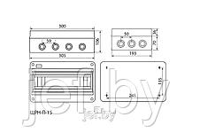 Бокс ЩРН-П-15 модулей навесной пластик IP65 TDM SQ0908-0004, фото 3