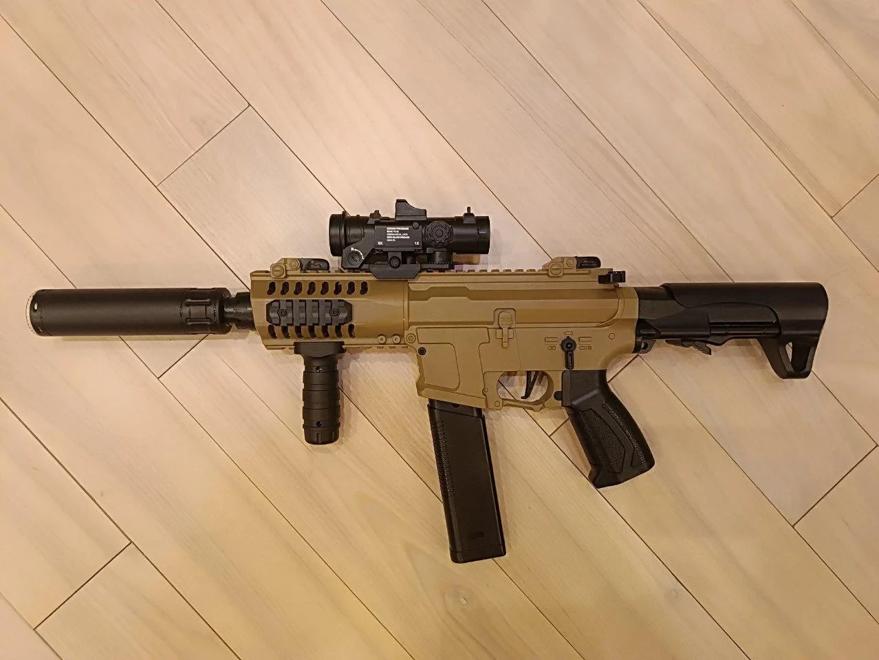 Орбиз пистолет-пулемет ARP 9 с трассерной насадкой (светящиеся пули) - фото 7 - id-p224857798