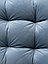 Подушка для одноместного подвесного кресла серо-голубой 115х120х10см, фото 9