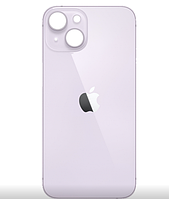 Задняя крышка для Apple iPhone 14 (широкое отверстие под камеру), фиолетовая