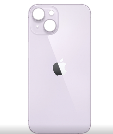 Задняя крышка для Apple iPhone 14 (широкое отверстие под камеру), фиолетовая, фото 2