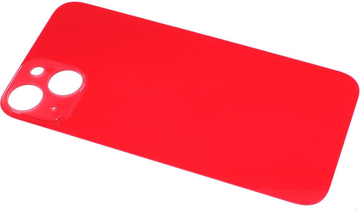 Задняя крышка для Apple iPhone 14 (широкое отверстие под камеру), красная, фото 2