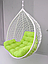 Подушка для одноместного подвесного кресла салатовый 115х120х10см, фото 4