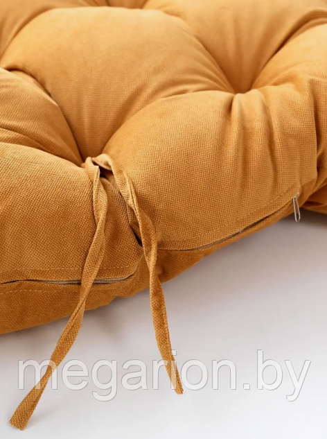 Подушка для одноместного подвесного кресла желтый 115х120х10см - фото 6 - id-p224857991