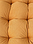Подушка для одноместного подвесного кресла желтый 115х120х10см, фото 9
