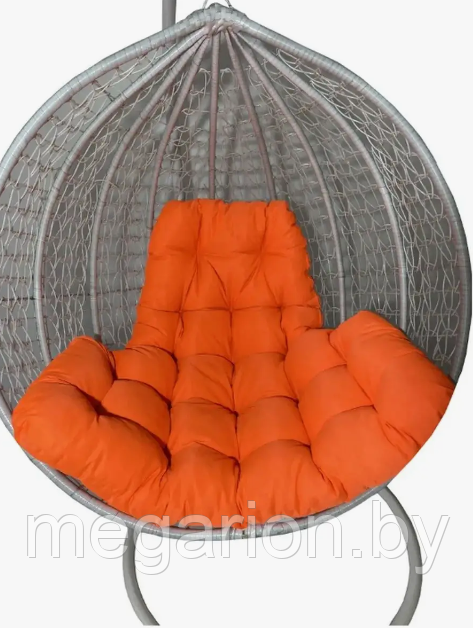 Подушка для одноместного подвесного кресла оранжевый 115х120х10см