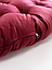 Подушка для одноместного подвесного кресла бордовый 120х120х10см, фото 10
