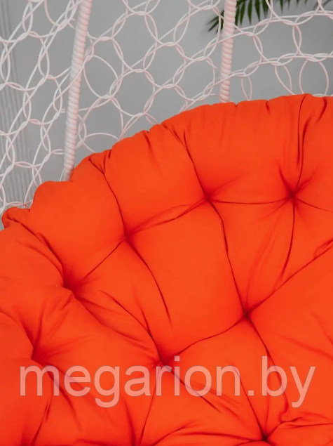 Подушка для одноместного подвесного кресла оранжевый 120х120х10см - фото 3 - id-p201796741