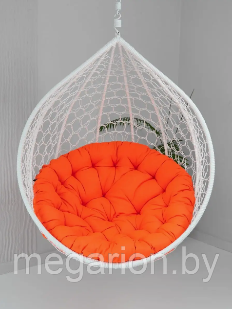 Подушка для одноместного подвесного кресла оранжевый 120х120х10см - фото 2 - id-p201796741