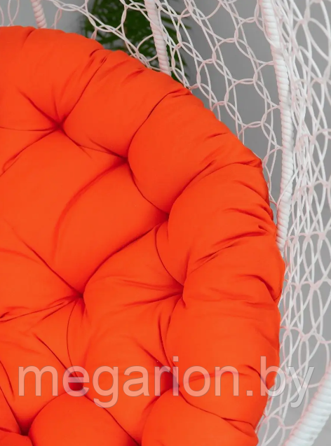Подушка для одноместного подвесного кресла оранжевый 120х120х10см - фото 4 - id-p201796741