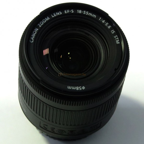 Объектив Canon EF-S 18-55mm f/4-5.6 IS STM - фото 3 - id-p224866625