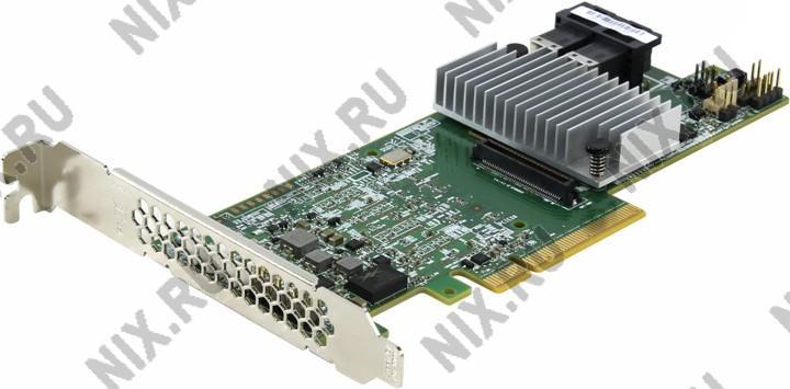 LSI/Broadcom MegaRAID SAS 9361-8i (1G) LSI00417/05-25420-08(1/C/D)(RTL)PCI-Ex8, 8-port SAS/SATA 12Gb/s RAID