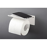 Держатель для туалетной бумаги с полочкой Deante Mokko Bianco ADM A221 (белый), фото 2