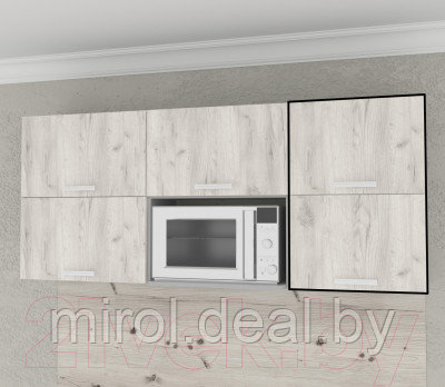Шкаф навесной для кухни Интерлиния Компо ВШ60-720-2дг - фото 2 - id-p224883781