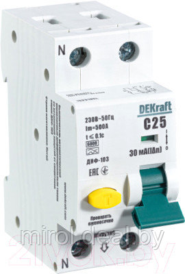 Дифференциальный автомат Schneider Electric DEKraft 16231DEK - фото 1 - id-p224884169