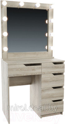 Туалетный столик с зеркалом Мир Мебели SV-26S с подсветкой - фото 1 - id-p224884875