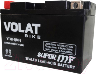 Мотоаккумулятор VOLAT YT7B-4 MF L+ - фото 1 - id-p224888069