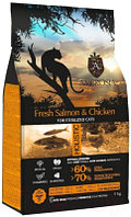 Сухой корм для кошек Ambrosia Grain Free для стерилизованных кошек, лосось, курица / U/ACSS5