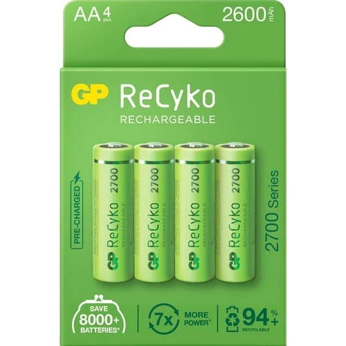 Аккумулятор GP AA RECYKO 2600 mAh (2 шт.)