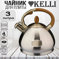 Чайник металлический 3,0 л. Kelli KL-4562