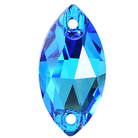 Пришивные стразы Navette Blue Zircon 3066