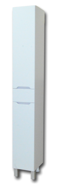 Шкаф-пенал с выдвижными ящиками Гамма 51.25 оФ8 лев./прав. (белый) - фото 1 - id-p224893451