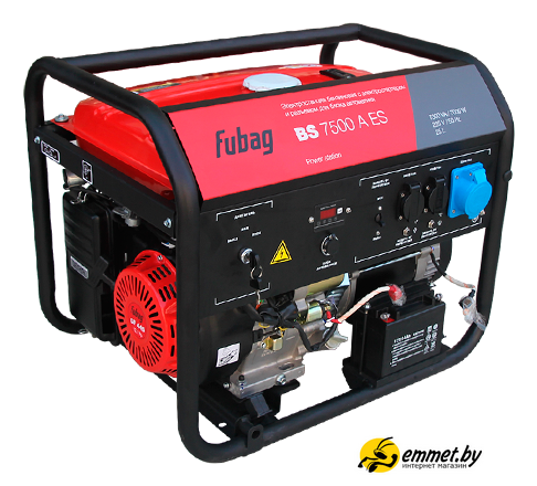 Бензиновый генератор Fubag BS 7500 A ES - фото 1 - id-p224893455