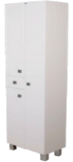 Шкаф-пенал с выдвижными ящиками Гамма 53.50 оФ2 (белый) - фото 1 - id-p224893484