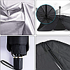 Солнцезащитный зонт для лобового стекла автомобиля, светоотражающий, складной 75 х 130 см, фото 7
