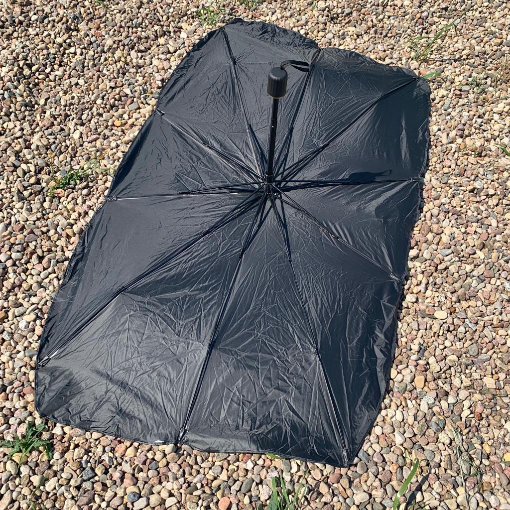 Солнцезащитный зонт для лобового стекла автомобиля, светоотражающий, складной 75 х 130 см - фото 8 - id-p224893627