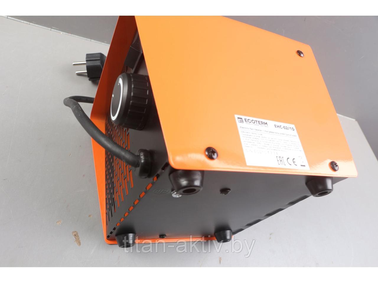 Нагреватель воздуха электр. Ecoterm EHC-02/1D уцененный (0287059741) (кубик, 2 кВт, 220 В, термостат - фото 1 - id-p224706602