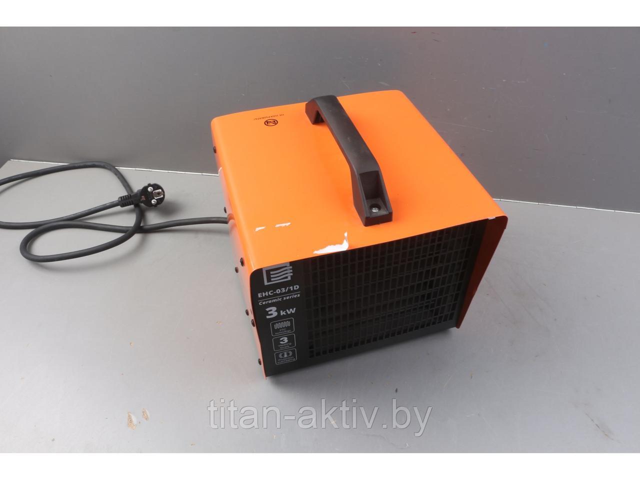 Нагреватель воздуха электр. Ecoterm EHC-03/1D уцененный (2458932462) (кубик, 3 кВт, 220 В, термостат - фото 4 - id-p224706527