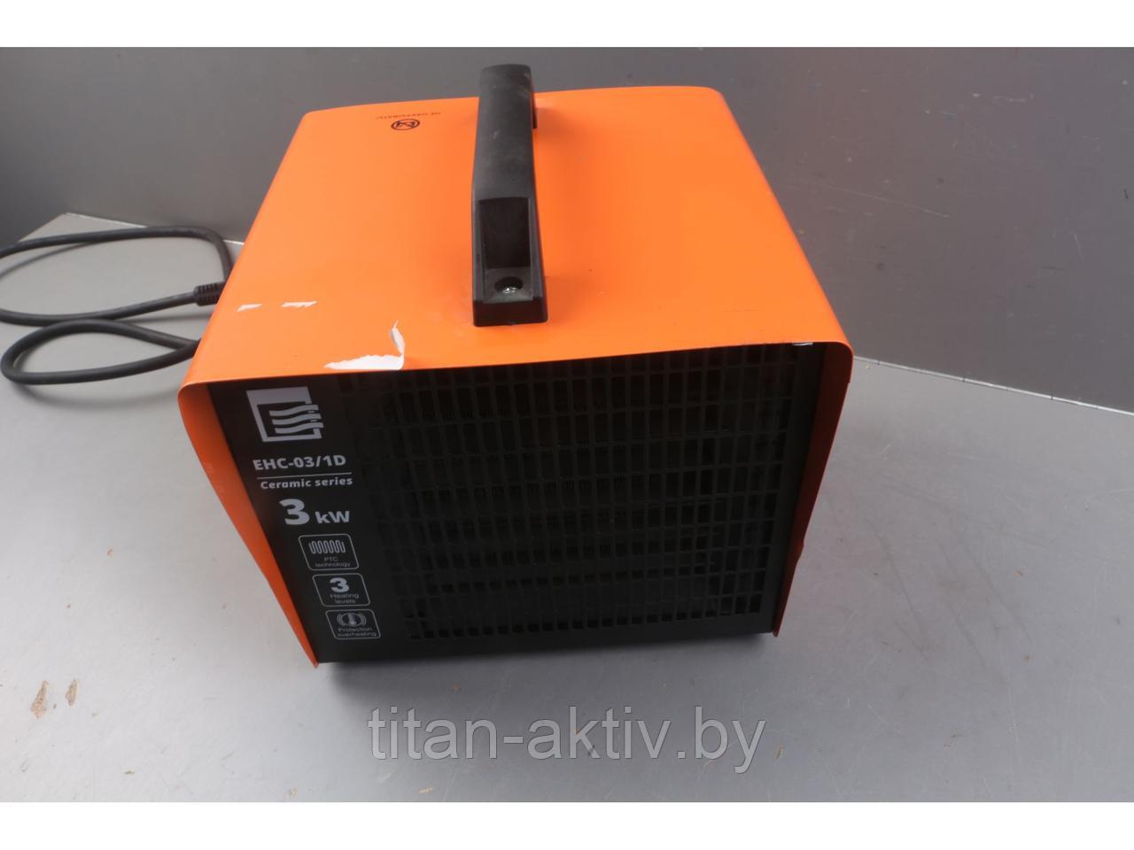 Нагреватель воздуха электр. Ecoterm EHC-03/1D уцененный (2458932462) (кубик, 3 кВт, 220 В, термостат - фото 5 - id-p224706527