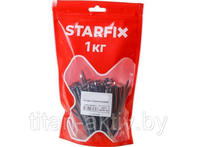 Гвозди строительные 3.5х90 мм ГОСТ 4028-63 (1 кг в дой-паке) STARFIX