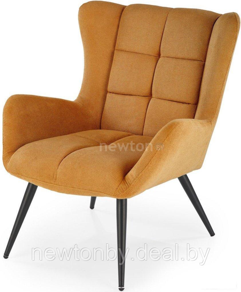 Интерьерное кресло Halmar Byron (горчичный/черный) - фото 1 - id-p224899070