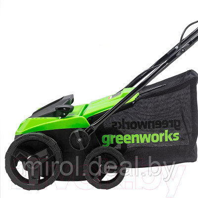 Аэратор-скарификатор для газона Greenworks 1600W 36см / 2515507 - фото 5 - id-p224899113